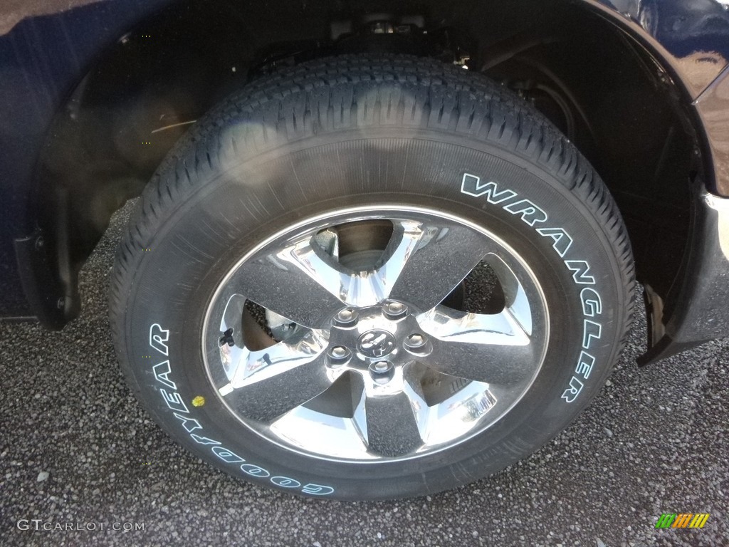 2018 1500 Big Horn Crew Cab 4x4 - True Blue Pearl / Black/Diesel Gray photo #8
