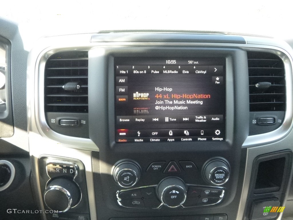 2018 1500 Big Horn Crew Cab 4x4 - True Blue Pearl / Black/Diesel Gray photo #15