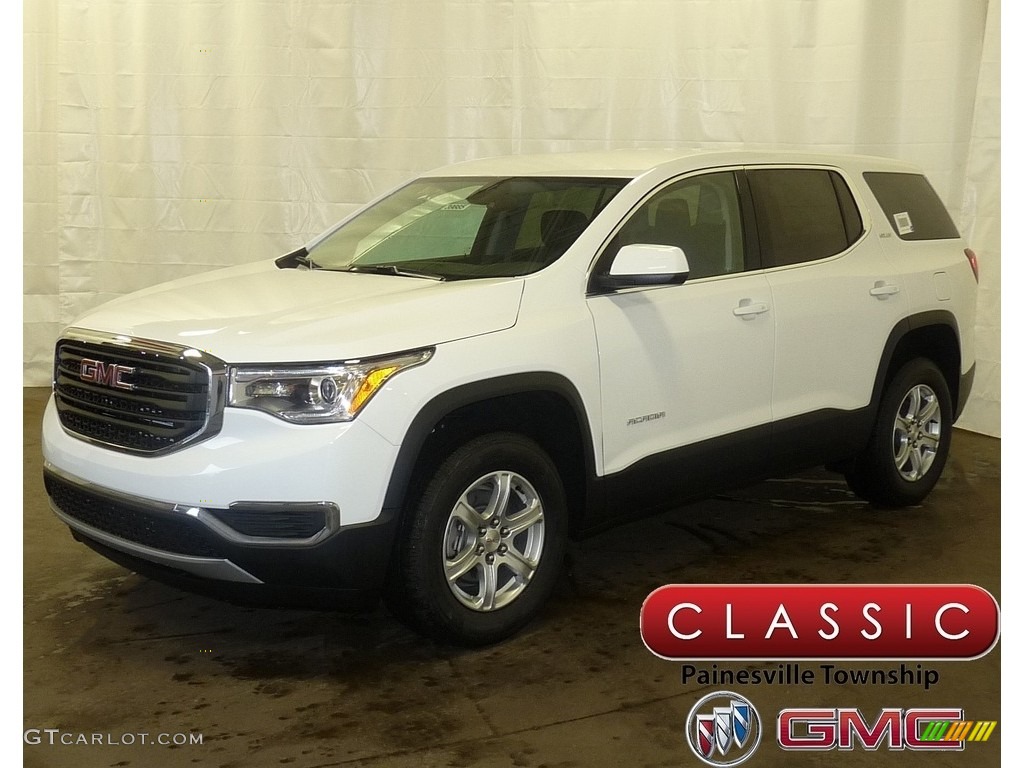 2018 Acadia SLE AWD - Summit White / Jet Black photo #1