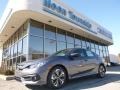 2018 Polished Metal Metallic Honda Civic EX-T Sedan  photo #1