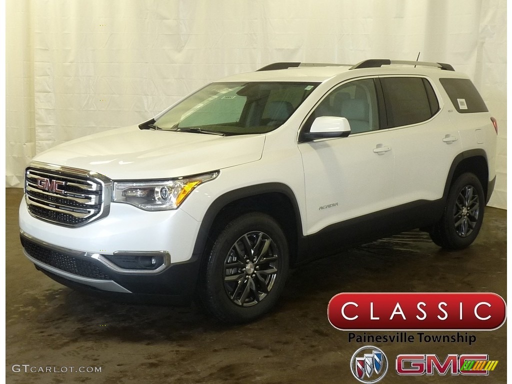 2018 Acadia SLT AWD - White Frost Tricoat / Cocoa/Light Ash Gray photo #1
