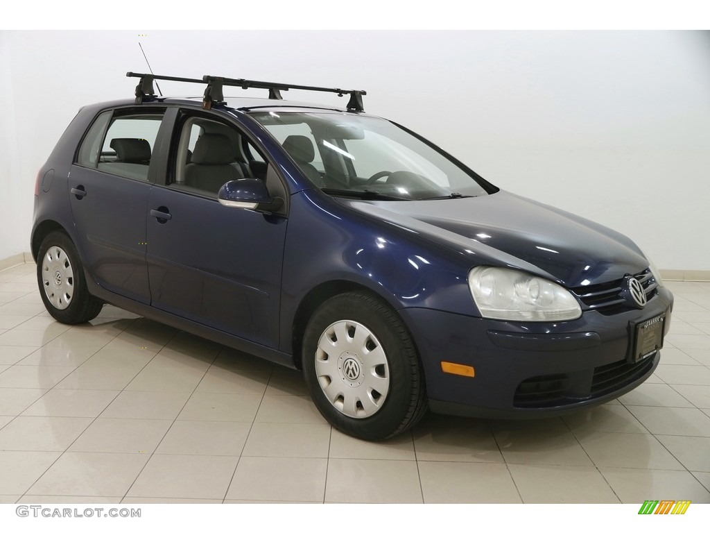 2007 Rabbit 4 Door - Shadow Blue Metallic / Art Grey photo #1