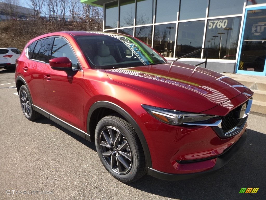2018 CX-5 Grand Touring AWD - Soul Red Crystal Metallic / Parchment photo #3
