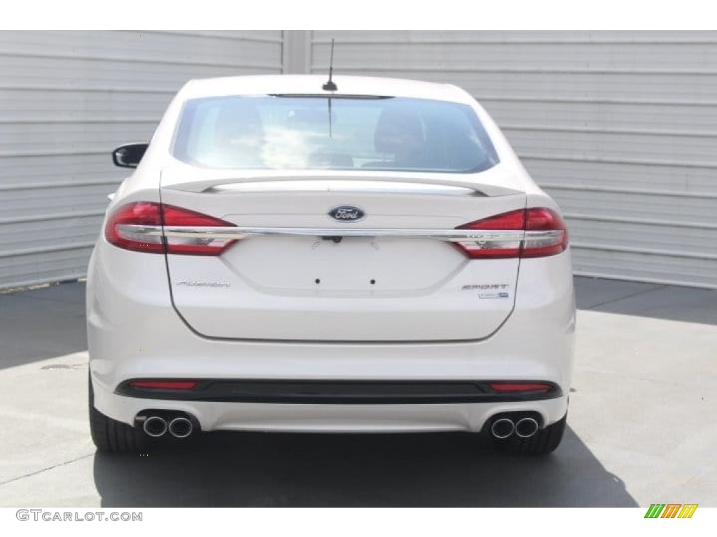 2018 Fusion Sport AWD - White Platinum / Sport Dark Earth Gray photo #7