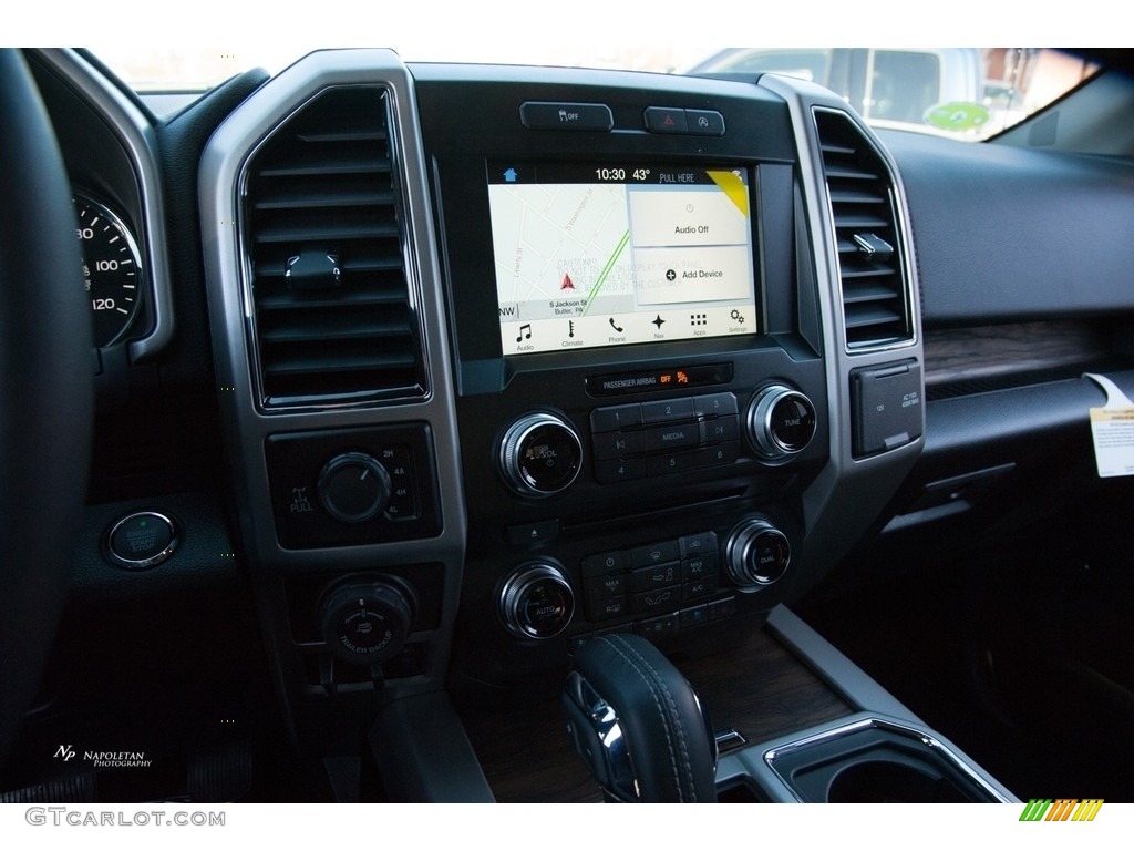 2018 F150 Lariat SuperCrew 4x4 - White Platinum / Black photo #13