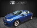 Dyno Blue Pearl - Civic LX Sedan Photo No. 3