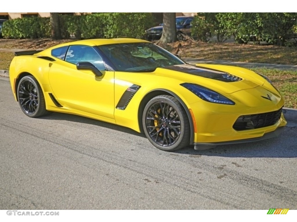 2016 Corvette Z06 Coupe - Corvette Racing Yellow Tintcoat / Jet Black photo #1