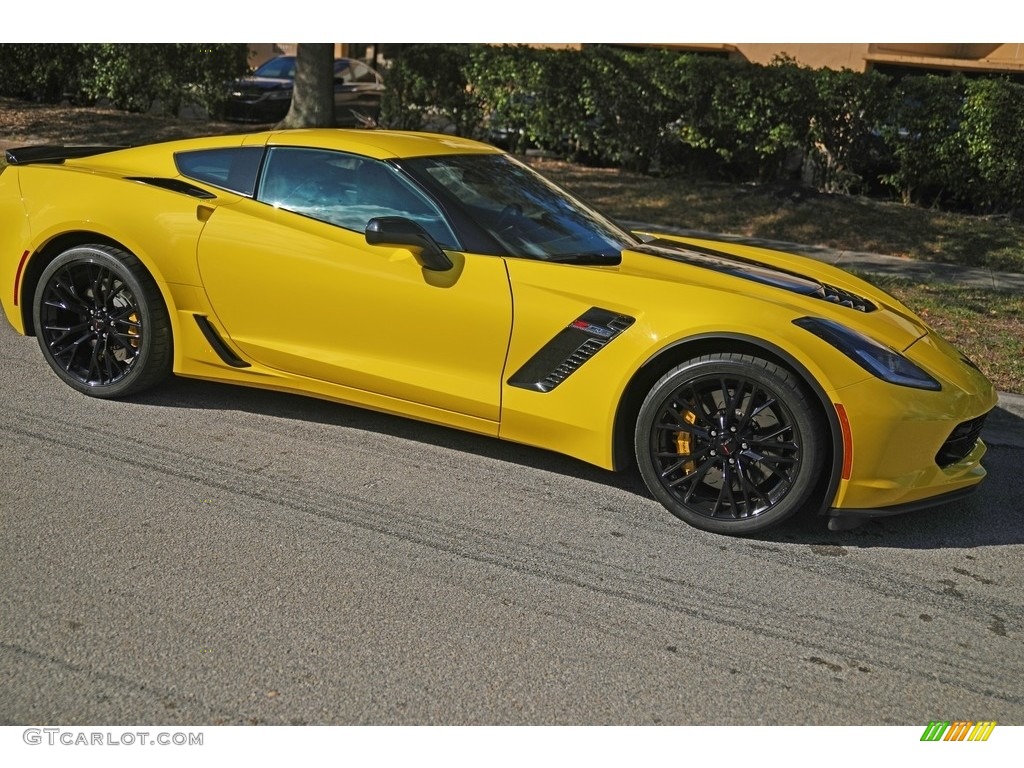 2016 Corvette Z06 Coupe - Corvette Racing Yellow Tintcoat / Jet Black photo #13