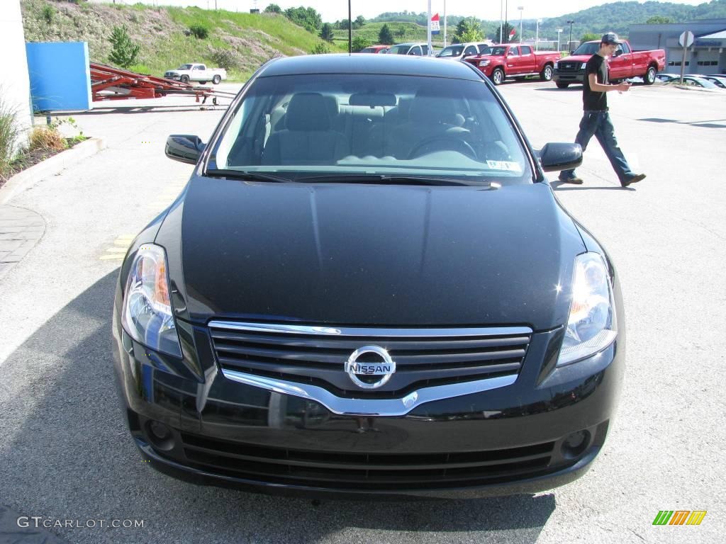 2009 Altima 2.5 S - Super Black / Frost photo #9