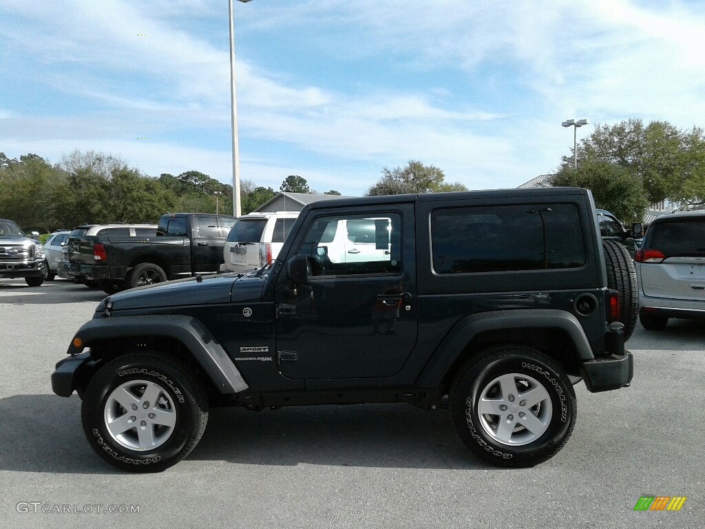 2018 Wrangler Sport 4x4 - Rhino / Black photo #2