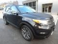 2015 Tuxedo Black Ford Explorer XLT 4WD  photo #9
