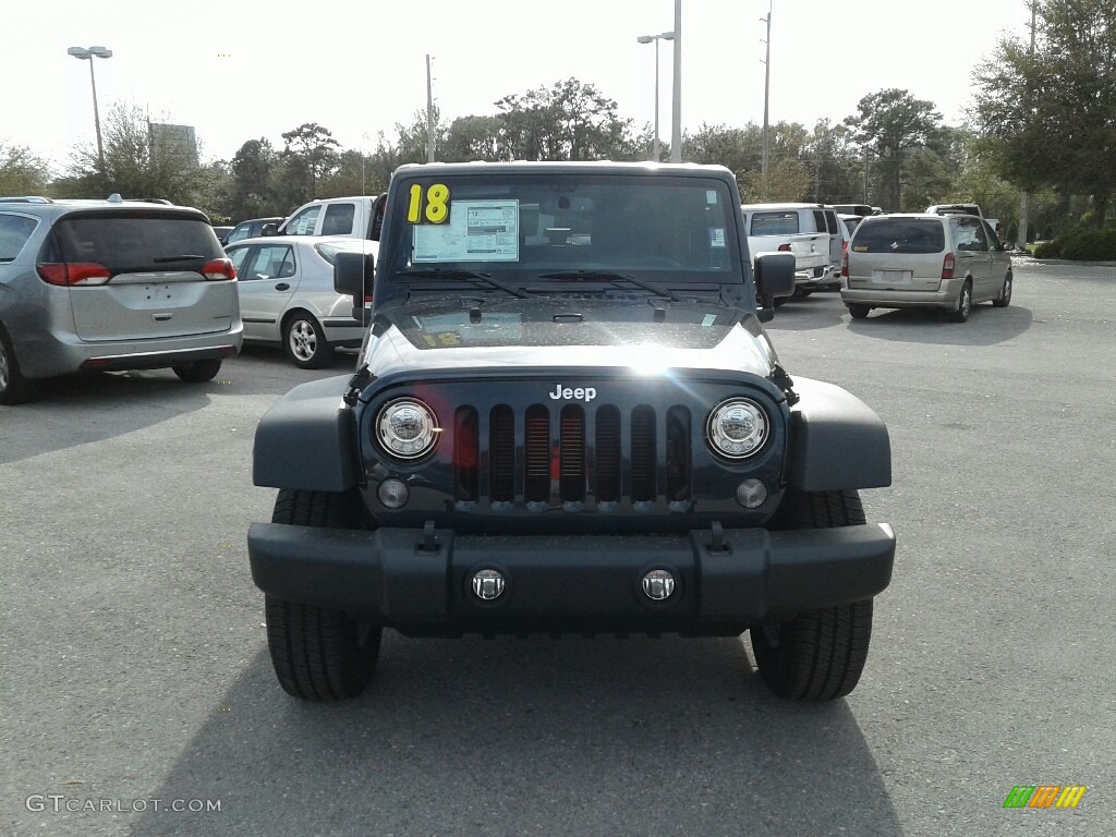 2018 Wrangler Sport 4x4 - Rhino / Black photo #8
