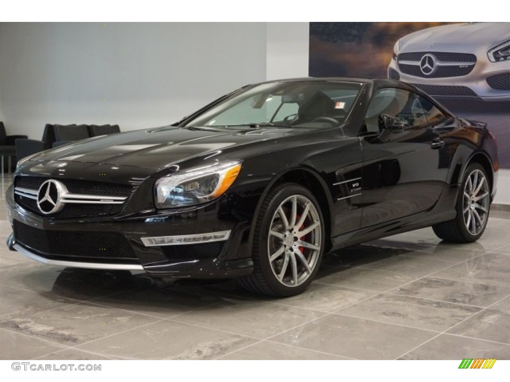 Black 2016 Mercedes-Benz SL 63 AMG Roadster Exterior Photo #125680553
