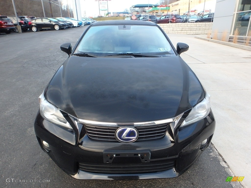2013 CT 200h Hybrid - Obsidian Black / Black photo #8