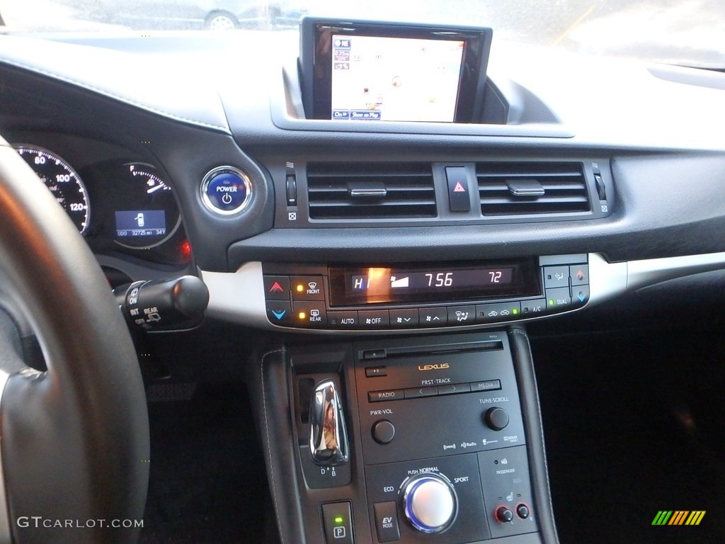 2013 CT 200h Hybrid - Obsidian Black / Black photo #22