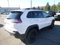 2019 Bright White Jeep Cherokee Trailhawk 4x4  photo #5
