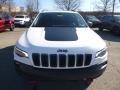 2019 Bright White Jeep Cherokee Trailhawk 4x4  photo #7