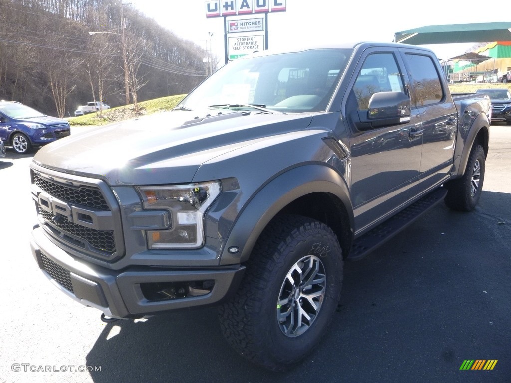 2018 F150 SVT Raptor SuperCrew 4x4 - Lead Foot / Raptor Black photo #5