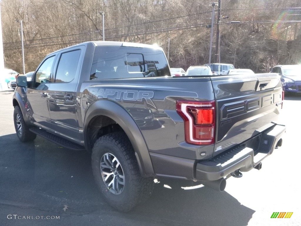 2018 F150 SVT Raptor SuperCrew 4x4 - Lead Foot / Raptor Black photo #6