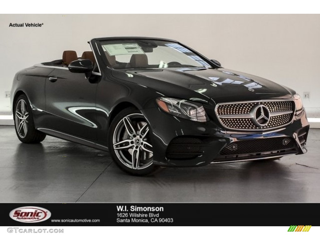 2018 E 400 Convertible - Emerald Green Metallic / Saddle Brown/Black photo #1