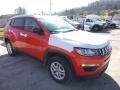 2018 Spitfire Orange Jeep Compass Sport 4x4  photo #7