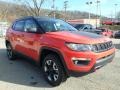 2018 Spitfire Orange Jeep Compass Trailhawk 4x4  photo #7