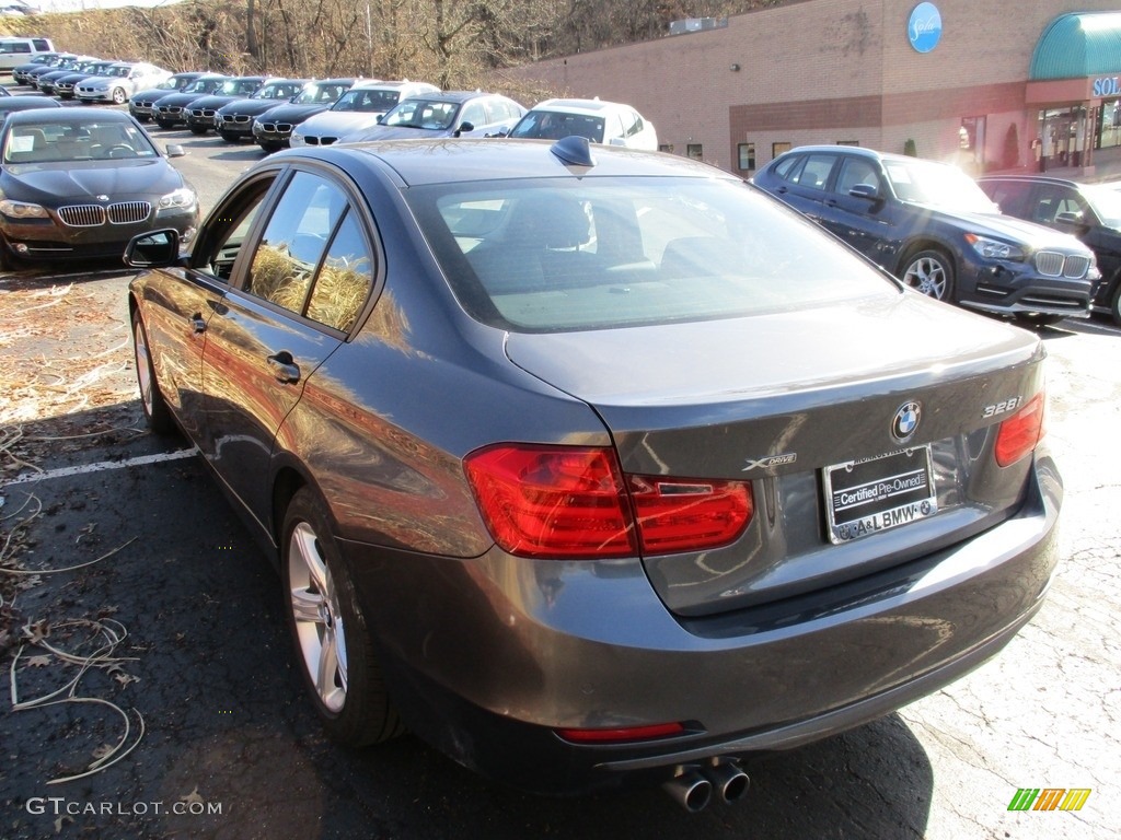 2015 3 Series 328i xDrive Sedan - Mineral Grey Metallic / Black photo #5