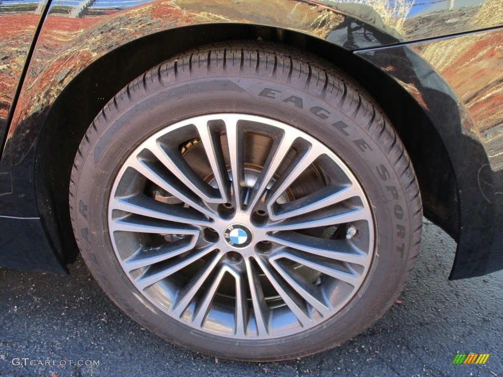 2017 5 Series 540i Sedan - Black Sapphire Metallic / Cognac photo #9