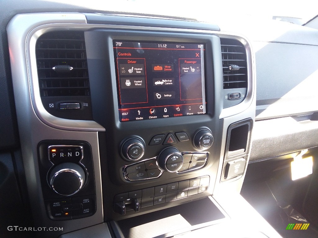 2018 1500 Big Horn Quad Cab 4x4 - Bright White / Black/Diesel Gray photo #11