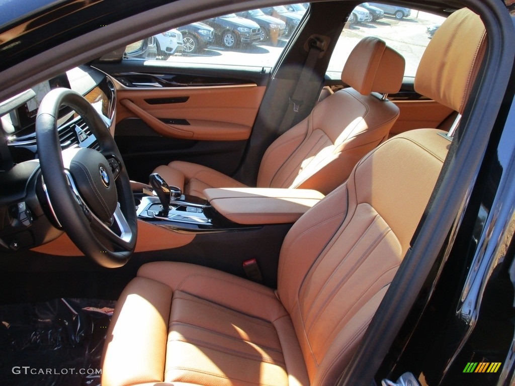 2017 5 Series 540i Sedan - Black Sapphire Metallic / Cognac photo #13