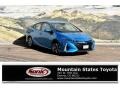 2018 Blue Magnetism Toyota Prius Prime Premium  photo #1