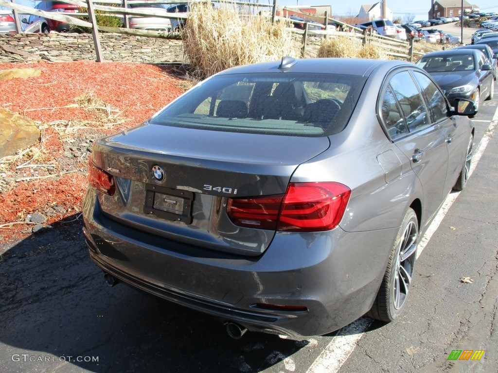 2018 3 Series 340i xDrive Sedan - Mineral Grey Metallic / Black photo #3