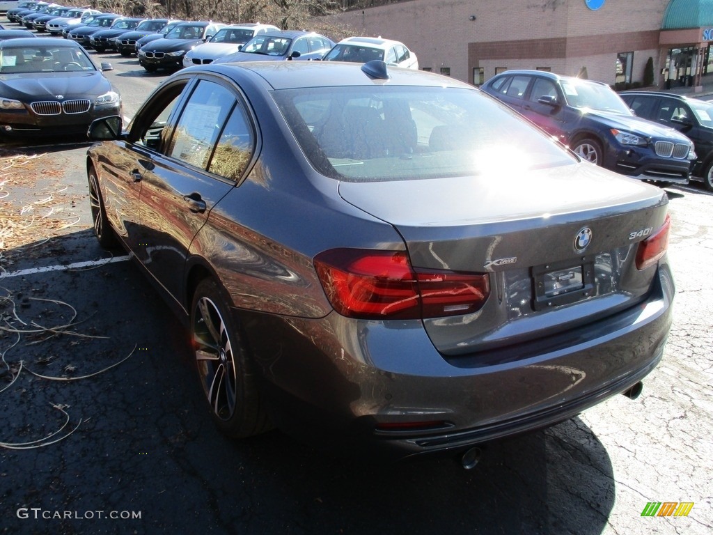 2018 3 Series 340i xDrive Sedan - Mineral Grey Metallic / Black photo #5