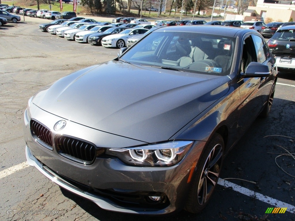 2018 3 Series 340i xDrive Sedan - Mineral Grey Metallic / Black photo #6