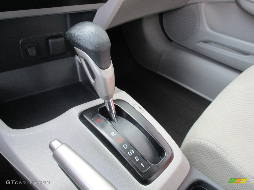 2012 Civic LX Sedan - Cool Mist Metallic / Gray photo #14