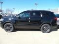 2018 Shadow Black Ford Explorer XLT 4WD  photo #3