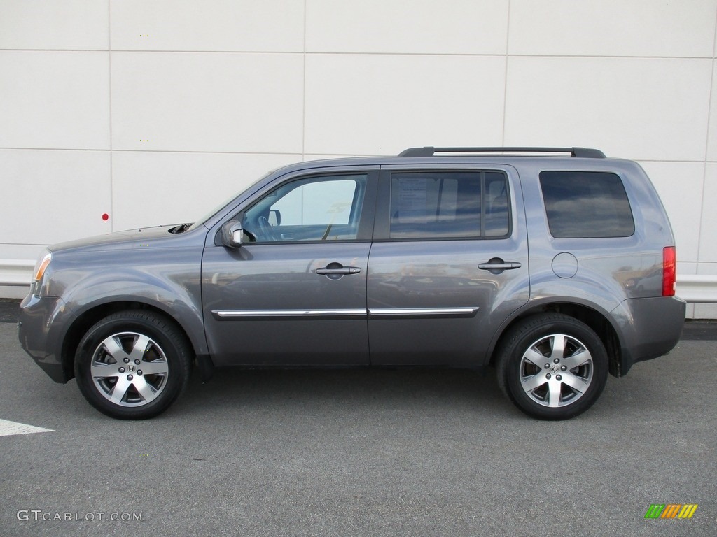 2015 Pilot Touring 4WD - Modern Steel Metallic / Black photo #2