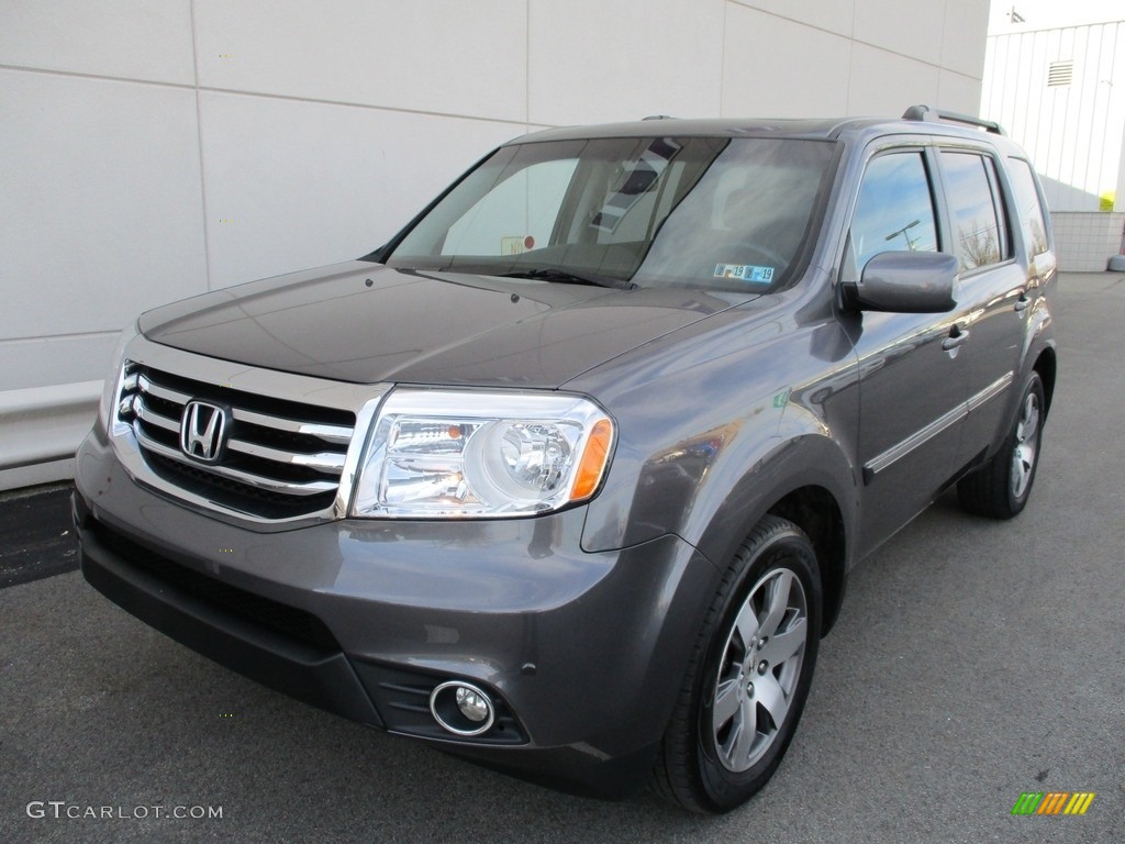 2015 Pilot Touring 4WD - Modern Steel Metallic / Black photo #9