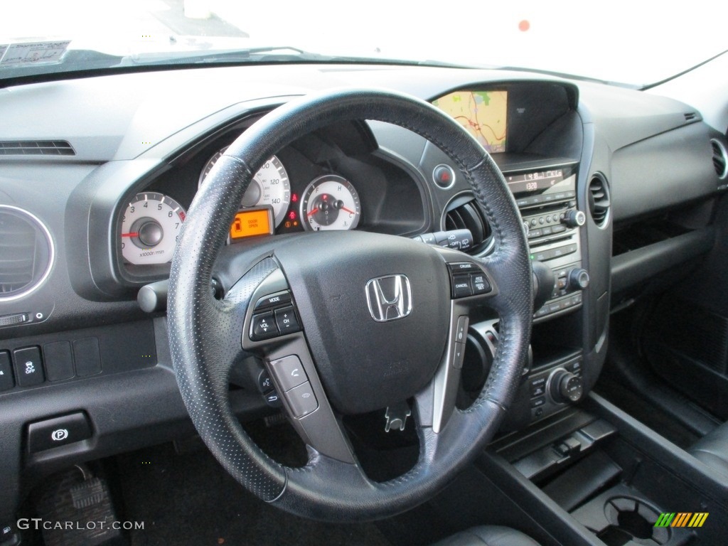 2015 Pilot Touring 4WD - Modern Steel Metallic / Black photo #15