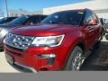 2018 Ruby Red Ford Explorer Limited 4WD  photo #1