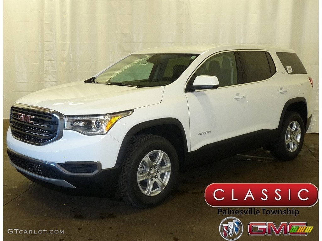 2018 Acadia SLE AWD - Summit White / Jet Black photo #1