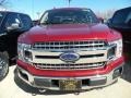 2018 Ruby Red Ford F150 XLT SuperCab 4x4  photo #2