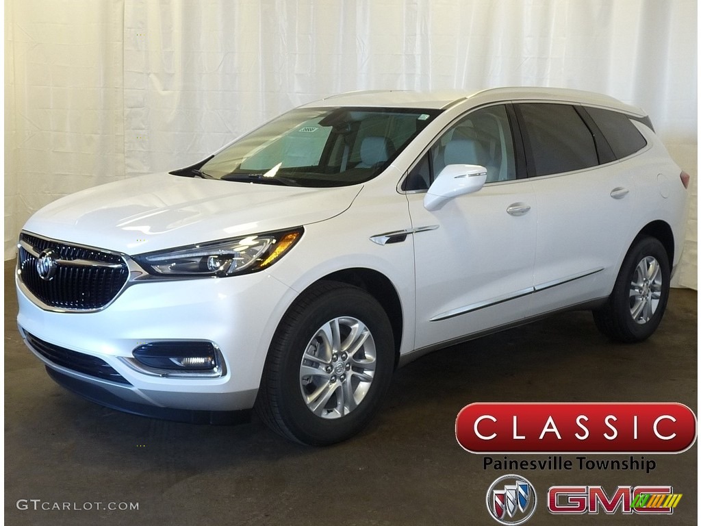2018 Enclave Essence AWD - White Frost Tricoat / Shale photo #1