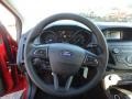 Charcoal Black 2018 Ford Focus SE Sedan Steering Wheel