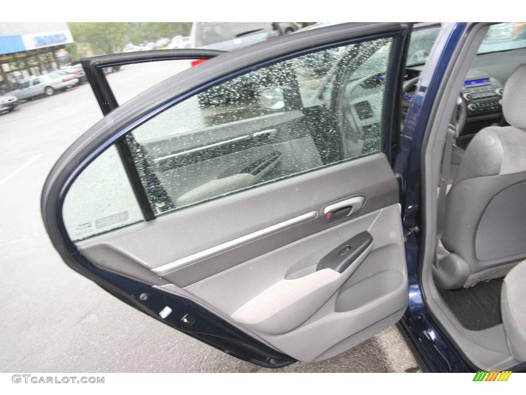 2007 Civic EX Sedan - Royal Blue Pearl / Gray photo #15