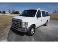 2014 Oxford White Ford E-Series Van E350 XLT Extended 15 Passenger Van  photo #2