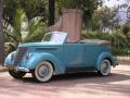 1937 Turquoise Ford V8 4 Door Convertible  photo #2