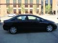 2007 Nighthawk Black Pearl Honda Civic LX Sedan  photo #5