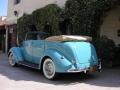 1937 Turquoise Ford V8 4 Door Convertible  photo #4