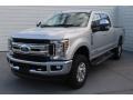 2018 Ingot Silver Ford F250 Super Duty XLT Crew Cab 4x4  photo #3